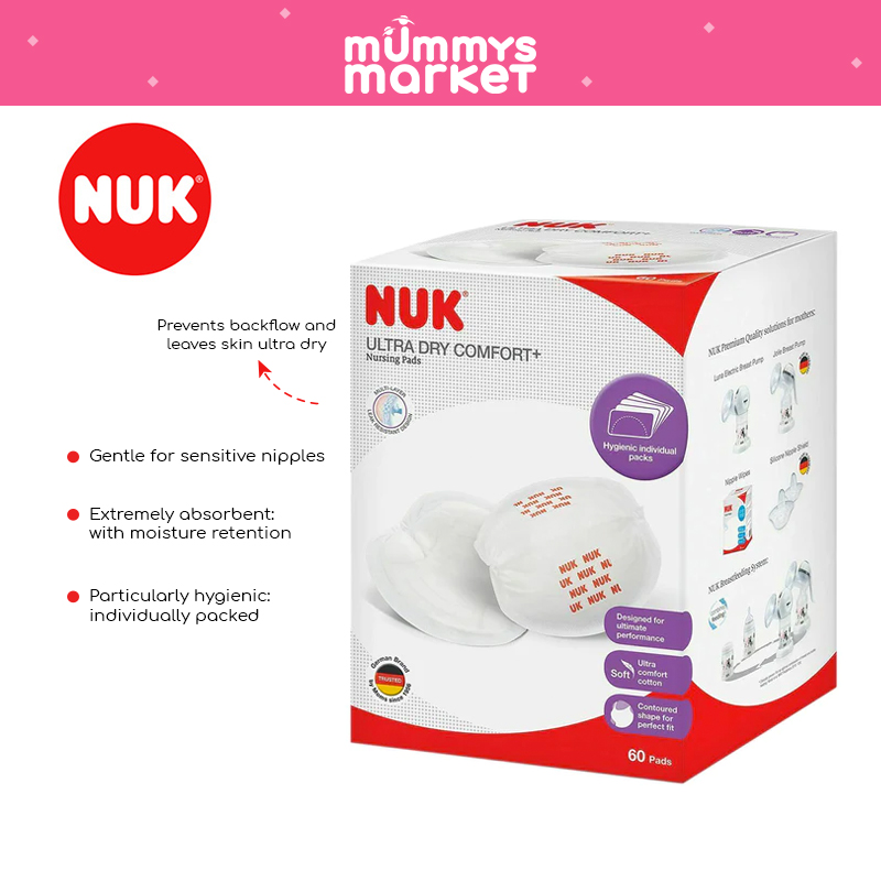 NUK Ultra Dry Comfort Breast Pad (60pcs)